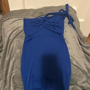 SHEIN blue mini dress